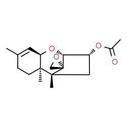 ChemSpider 2D Image | (3alpha,12R)-12,13-Epoxytrichothec-9-en-3-yl acetate | C17H24O4