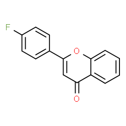 ChemSpider 2D Image | 4'-FLUOROFLAVONE | C15H9FO2
