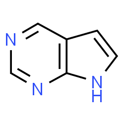 ChemSpider 2D Image | pyrrolo(2,3-d)pyrimidine | C6H5N3