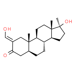 ChemSpider 2D Image | (2E)-Oxymetholone | C21H32O3