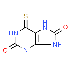 ChemSpider 2D Image | THIOURIC ACID | C5H4N4O2S