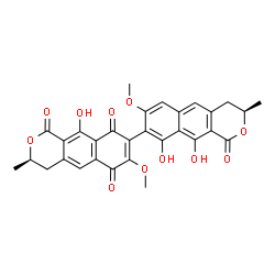 ChemSpider 2D Image | viomellein | C30H24O11