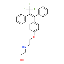 ChemSpider 2D Image | panomifene | C25H24F3NO2