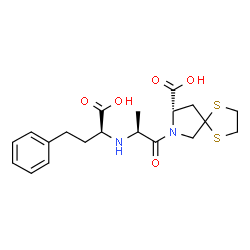 ChemSpider 2D Image | Spiraprilat | C20H26N2O5S2