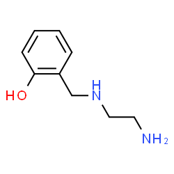 ChemSpider 2D Image | 2-{[(2-Aminoethyl)amino]methyl}phenol | C9H14N2O