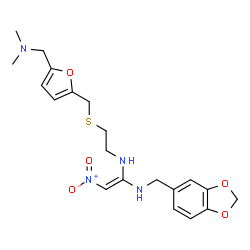 ChemSpider 2D Image | niperotidine | C20H26N4O5S