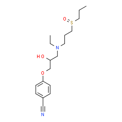 ChemSpider 2D Image | Almokalant | C18H28N2O3S