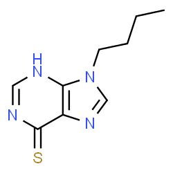 ChemSpider 2D Image | 9-Butyl-6-mercaptopurine | C9H12N4S