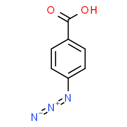 ChemSpider 2D Image | 4-Azidobenzoic acid | C7H6N3O2