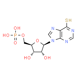 ChemSpider 2D Image | Thioinosinic acid | C10H13N4O7PS