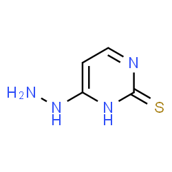 ChemSpider 2D Image | 2-thio-4-hydrazinouracil | C4H6N4S