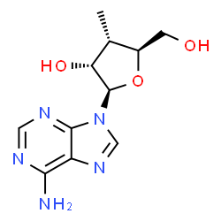 ChemSpider 2D Image | 3'-Deoxy-3'-methyladenosine | C11H15N5O3