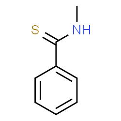 ChemSpider 2D Image | N-Methylbenzenecarbothioamide | C8H9NS