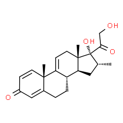 ChemSpider 2D Image | Vamorolone | C22H28O4