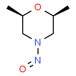 ChemSpider 2D Image | cis-2,6-dimethyl-4-nitrosomorpholine | C6H12N2O2