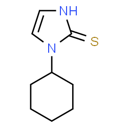ChemSpider 2D Image | 1-cyclohexyl-1H-imidazole-2-thiol | C9H14N2S