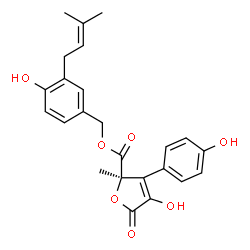ChemSpider 2D Image | OLOMOUCIN | C24H24O7