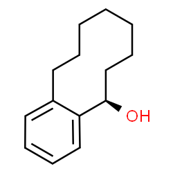 ChemSpider 2D Image | (5R)-5,6,7,8,9,10,11,12-Octahydrobenzo[10]annulen-5-ol | C14H20O