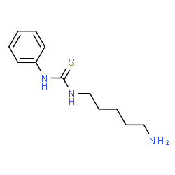 ChemSpider 2D Image | 1-(5-Aminopentyl)-3-phenylthiourea | C12H19N3S