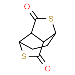 ChemSpider 2D Image | 5,10-Dithiatricyclo[5.3.0.0~4,8~]decane-6,9-dione | C8H8O2S2
