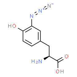 ChemSpider 2D Image | 3-Azido-L-tyrosine | C9H11N4O3