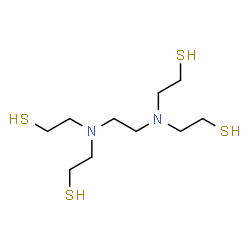 ChemSpider 2D Image | 2,2',2'',2'''-(1,2-Ethanediyldinitrilo)tetraethanethiol | C10H24N2S4