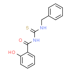 ChemSpider 2D Image | N-(Benzylcarbamothioyl)-2-hydroxybenzamide | C15H14N2O2S