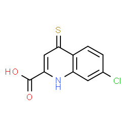 ChemSpider 2D Image | 7-Chlorothiokynurenic acid | C10H6ClNO2S