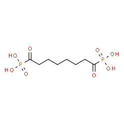 ChemSpider 2D Image | (1,8-Dioxo-1,8-octanediyl)bis(phosphonic acid) | C8H16O8P2
