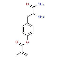 ChemSpider 2D Image | 4-(2,3-Diamino-3-oxopropyl)phenyl methacrylate | C13H16N2O3