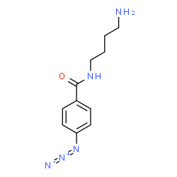 ChemSpider 2D Image | N-(4-Aminobutyl)-4-azidobenzamide | C11H16N5O