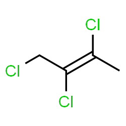 ChemSpider 2D Image | (2E)-1,2,3-Trichloro-2-butene | C4H5Cl3