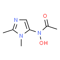 ChemSpider 2D Image | N-(1,2-Dimethyl-1H-imidazol-5-yl)-N-hydroxyacetamide | C7H11N3O2