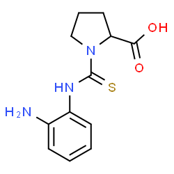 ChemSpider 2D Image | 1-[(2-Aminophenyl)carbamothioyl]proline | C12H15N3O2S