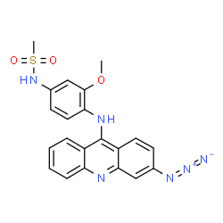 ChemSpider 2D Image | 3-Azidoamsacrine | C21H18N6O3S