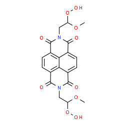 ChemSpider 2D Image | 2,7-Bis(2-hydroperoxy-2-methoxyethyl)benzo[lmn][3,8]phenanthroline-1,3,6,8(2H,7H)-tetrone | C20H18N2O10