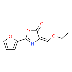 ChemSpider 2D Image | 4-(ethoxymethylene)-2-(2-furyl)oxazol-5-one | C10H9NO4