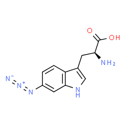 ChemSpider 2D Image | 6-Azido-L-tryptophan | C11H12N5O2