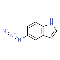 ChemSpider 2D Image | 5-Azido-1H-indole | C8H7N4