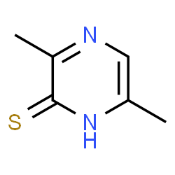 ChemSpider 2D Image | 3,6-dimethylpyrazine-2-thiol | C6H8N2S
