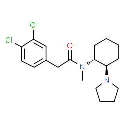 ChemSpider 2D Image | U-50488 | C19H26Cl2N2O