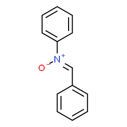 ChemSpider 2D Image | Benzenamine, N-(phenylmethylene)-, N-oxide | C13H11NO