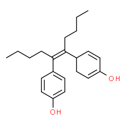 ChemSpider 2D Image | 4-[(5Z)-6-(4-Hydroxy-2,4-cyclohexadien-1-yl)-5-decen-5-yl]phenol | C22H30O2