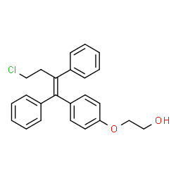 ChemSpider 2D Image | ospemifene | C24H23ClO2