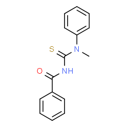 ChemSpider 2D Image | N-[Methyl(phenyl)carbamothioyl]benzamide | C15H14N2OS