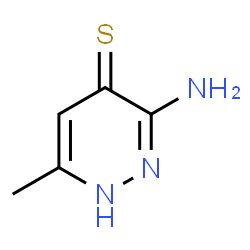 ChemSpider 2D Image | 3-Amino-6-methylpyridazine-4-thiol | C5H7N3S