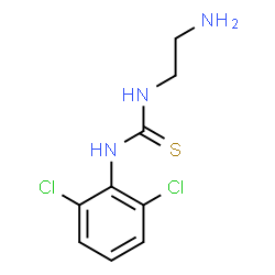 ChemSpider 2D Image | 1-(2-Aminoethyl)-3-(2,6-dichlorophenyl)thiourea | C9H11Cl2N3S
