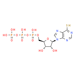 ChemSpider 2D Image | Thio-ITP | C10H15N4O13P3S