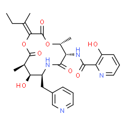 ChemSpider 2D Image | pyridomycin | C27H32N4O8