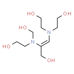 ChemSpider 2D Image | 2-Propen-1-ol, 3-(bis(2-hydroxyethyl)amino)-2-((2-hydroxyethyl)(hydroxymethyl)amino)- | C10H22N2O5
